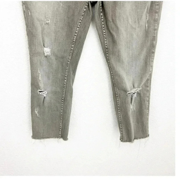 Free People Megs Distressed Destroyed Skinny Jeans, Size 28 - Picture 4 of 10